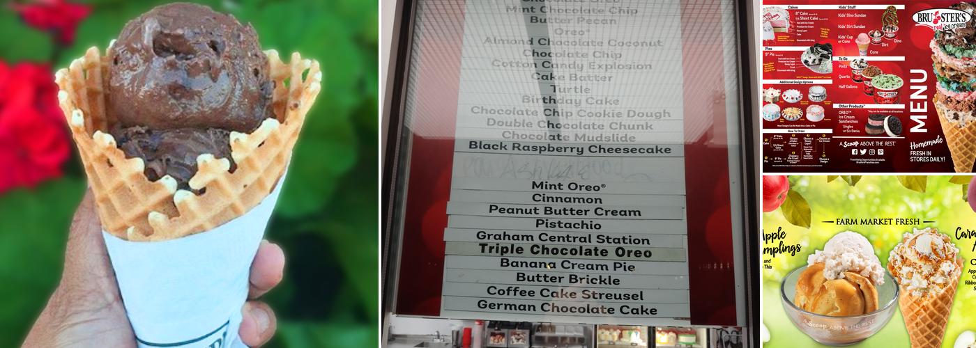 Bruster's Real Ice Cream Menu