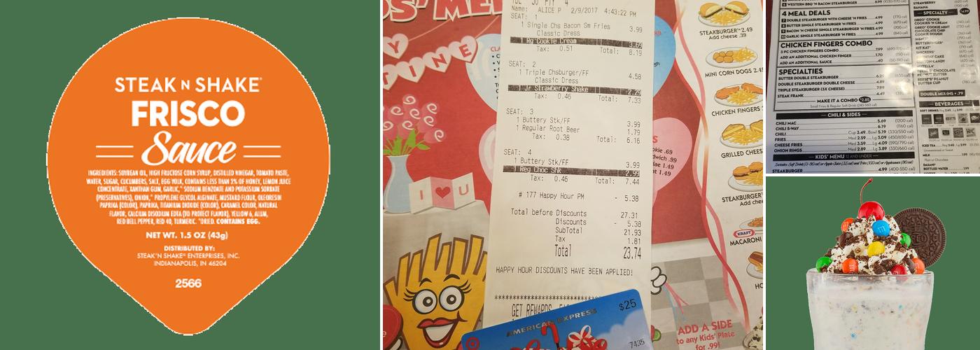 Steak 'n Shake Menu