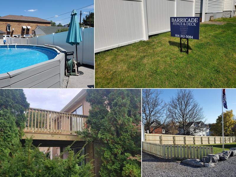 Barricade fence & deck