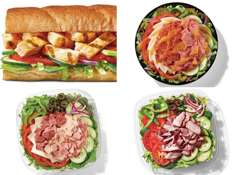 Subway Menu