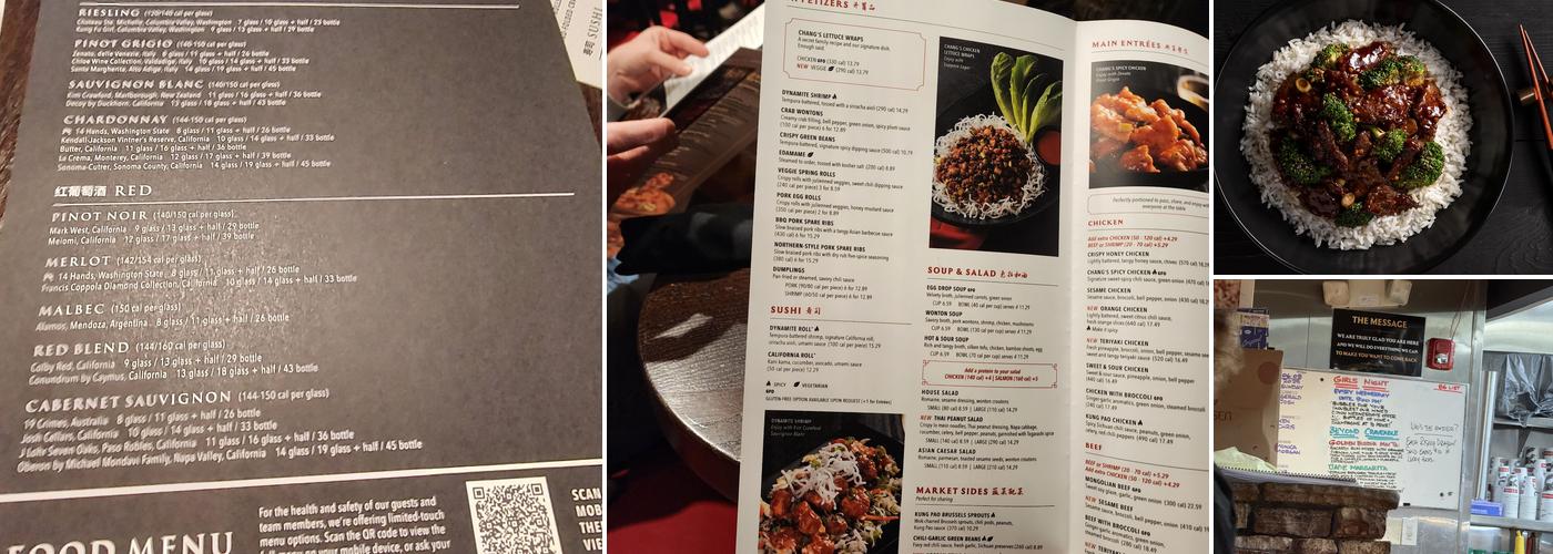 P.F. Chang's Menu
