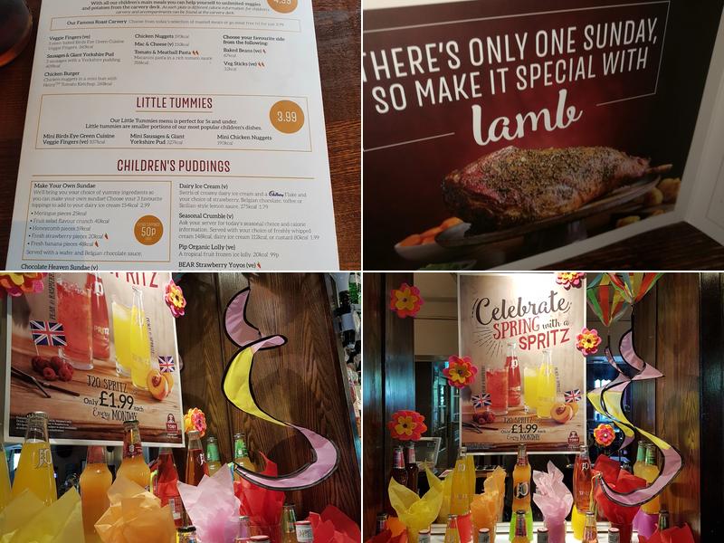Toby Carvery Ormskirk Menu