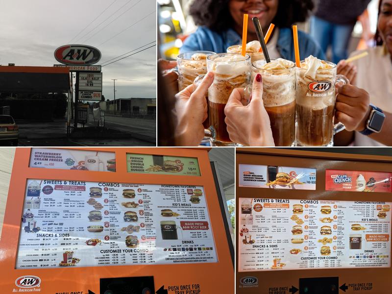A&W Restaurant Menu