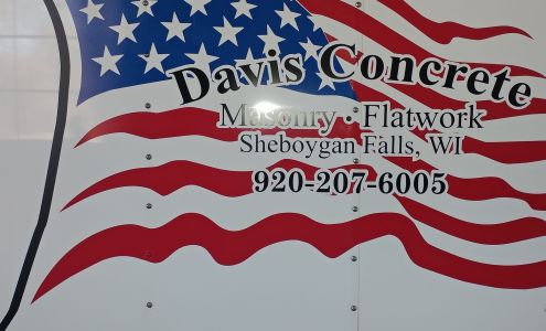 Davis Concrete W2245 Ourtown Rd, Sheboygan Falls Wisconsin 53085