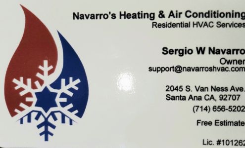 Navarro's Heating & Air Conditioning Inc.