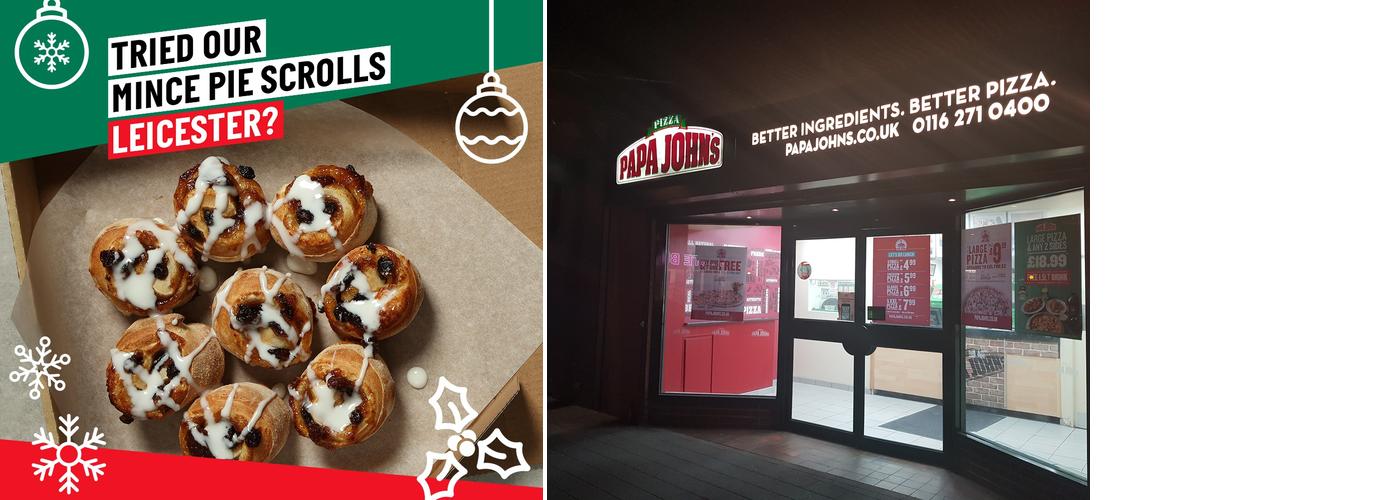 Papa Johns Pizza Menu