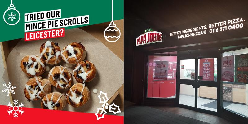 Papa Johns Pizza Menu