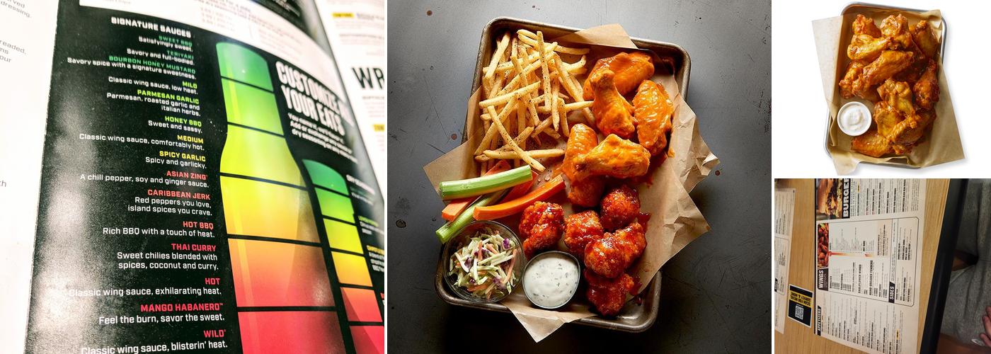 Buffalo Wild Wings Menu