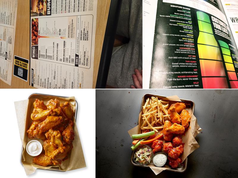Buffalo Wild Wings Menu