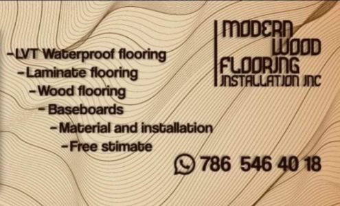 Modern wood flooring installation inc 199 Sabur Ln, Opa-locka Florida 33054