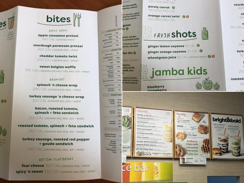 Jamba Menu