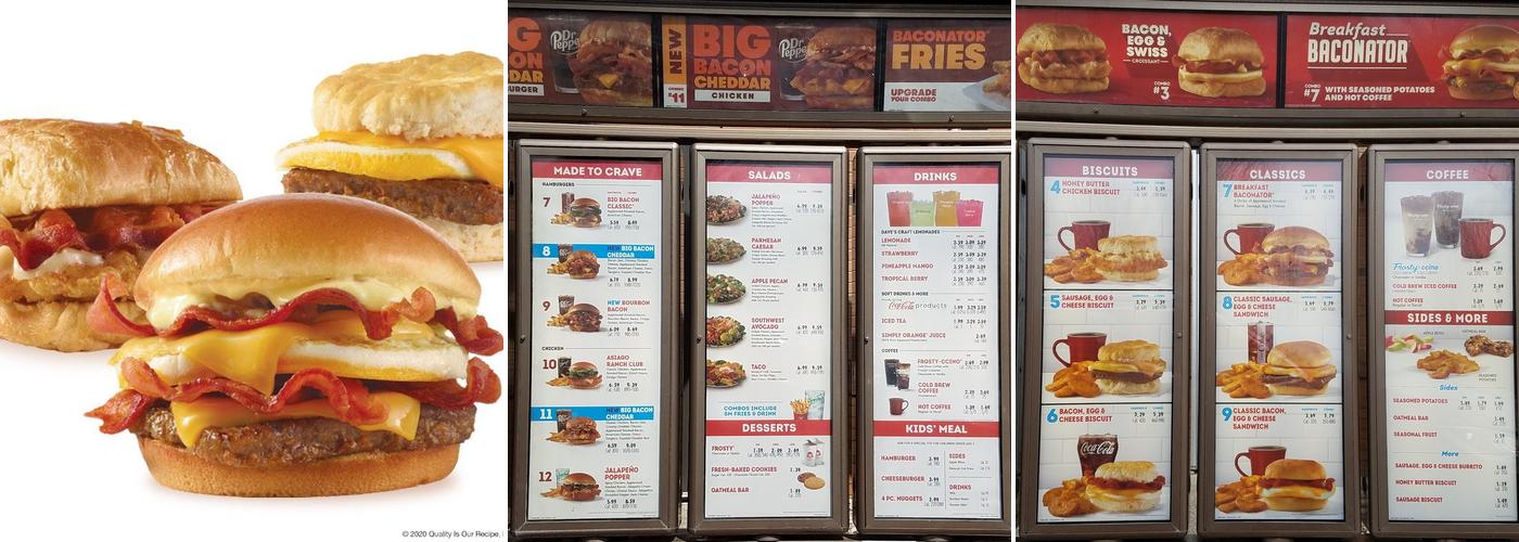 Wendy's Menu