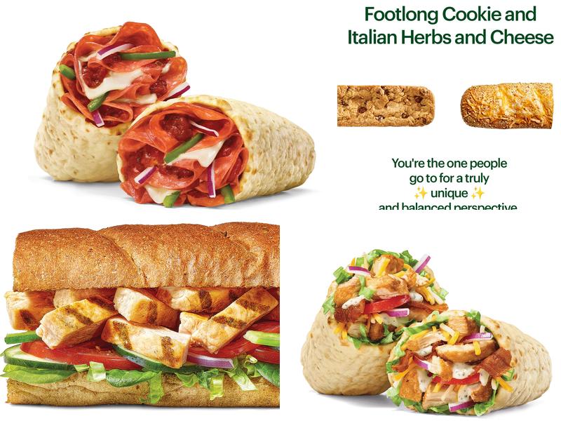 Subway Menu