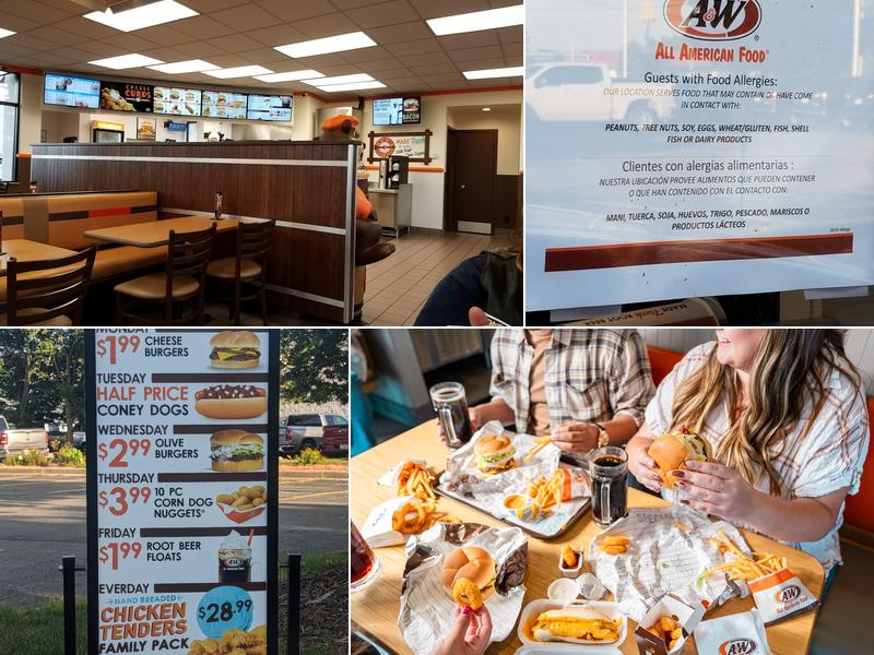 A&W Restaurant Menu