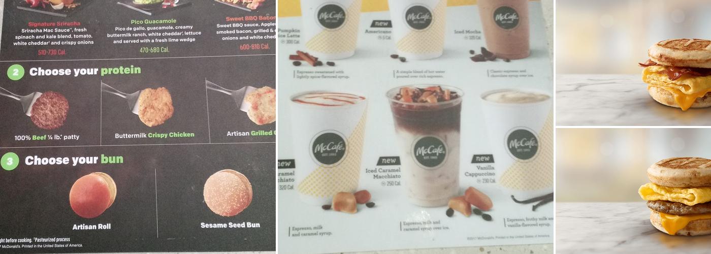 McDonald's Menu