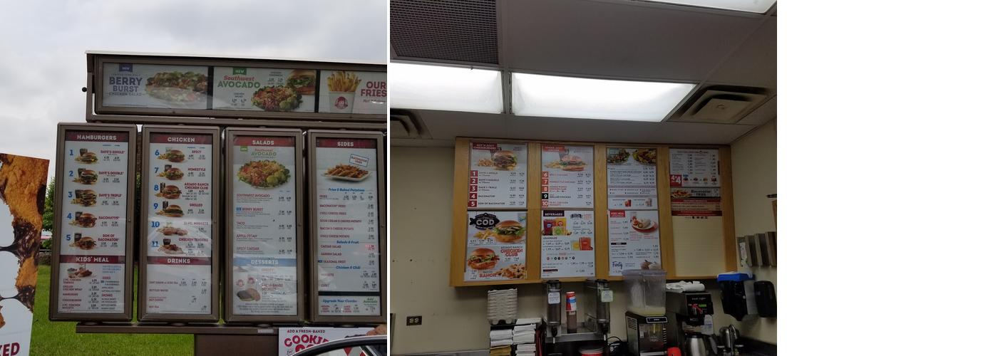 Wendy's Menu