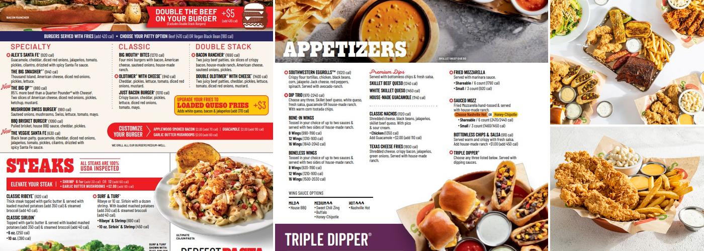 Chili's Grill & Bar Menu