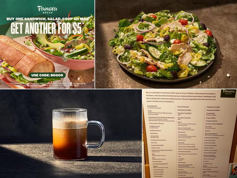 Panera Bread Menu