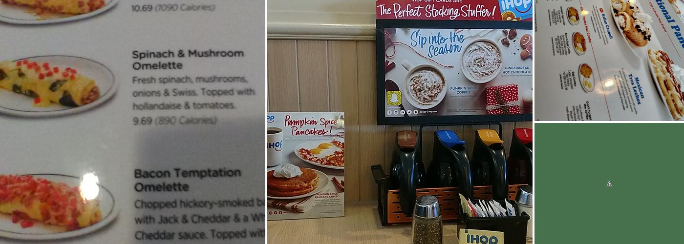 IHOP Menu