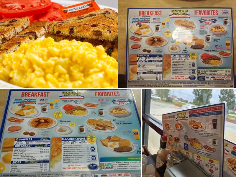 Waffle House Menu