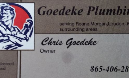 Goedeke Plumbing 952 Caney Creek Rd, Harriman Tennessee 37748