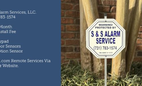 S&S Alarm Services, LLC 195 Spring Creek Rd, Lavinia Tennessee 38348