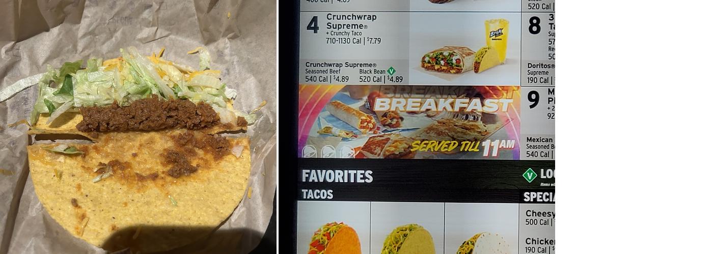 Taco Bell Menu