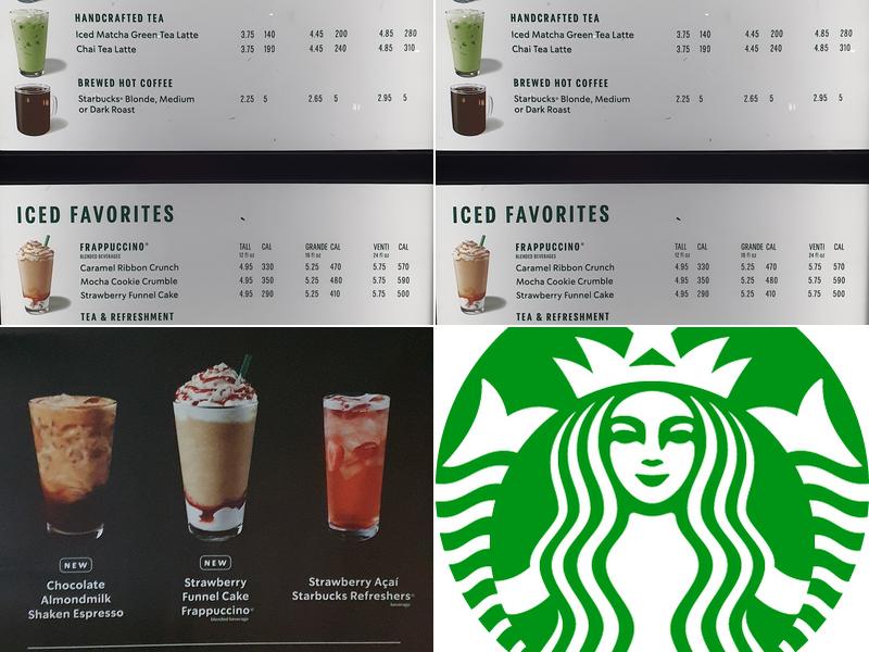 Starbucks Menu