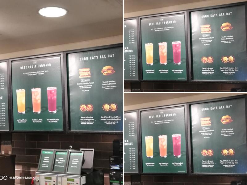 Starbucks Menu