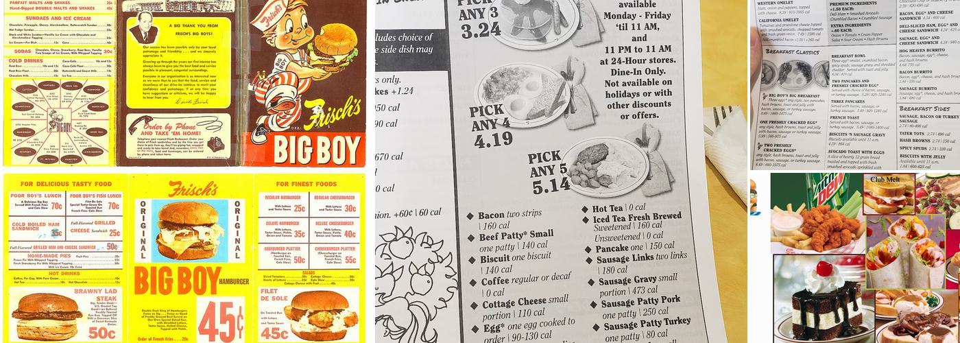 Frisch's Big Boy Menu