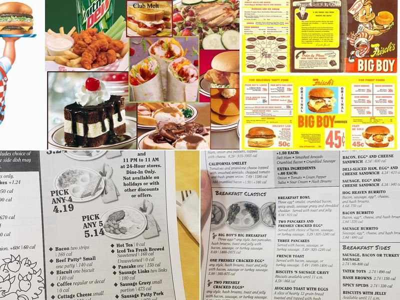 Frisch's Big Boy Menu