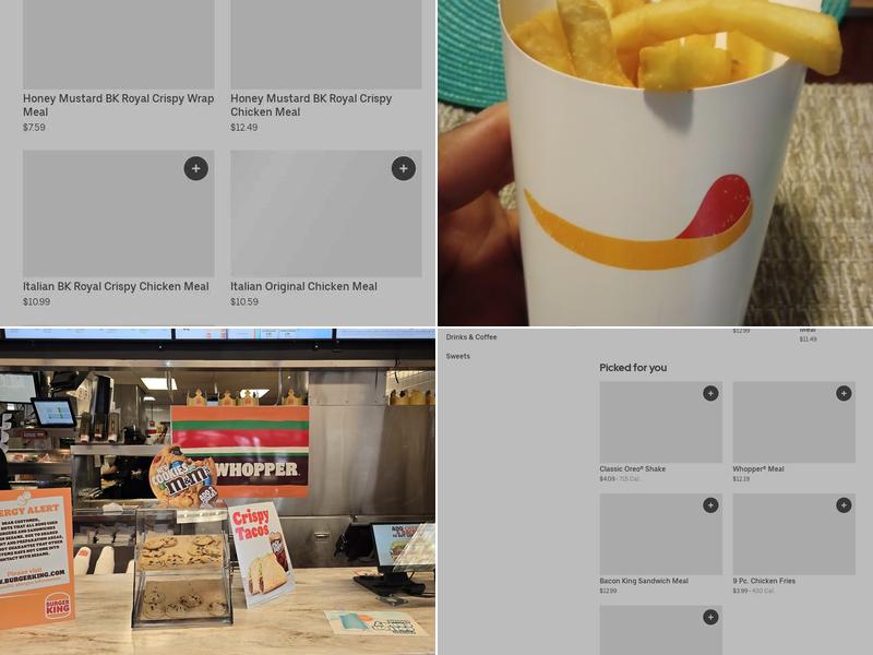 Burger King Menu