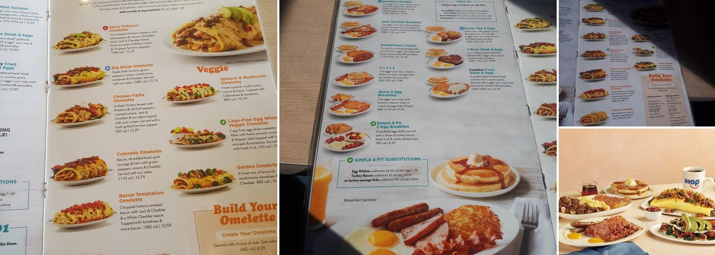 IHOP Menu