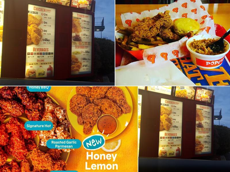 Popeyes Louisiana Kitchen Menu
