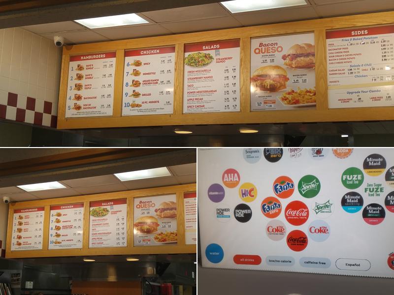 Wendy's Menu