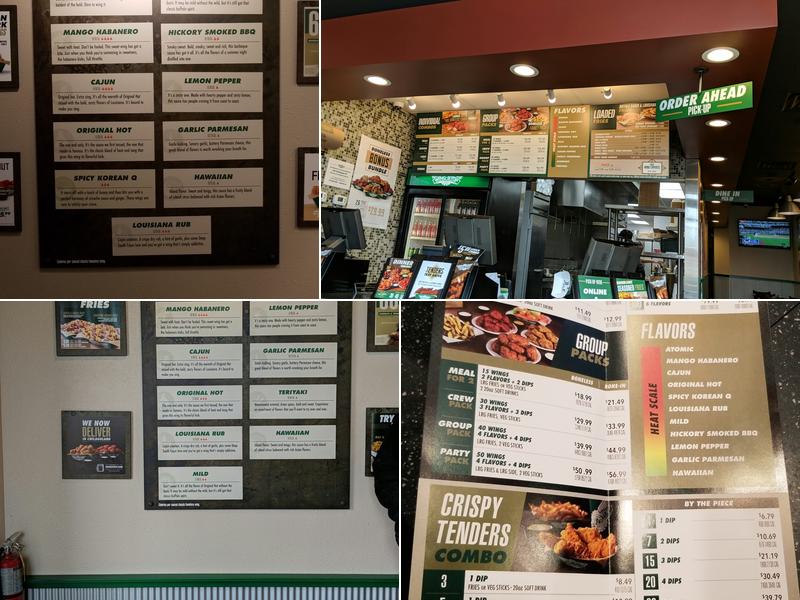 Wingstop Menu