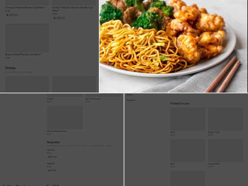 Panda Express Menu