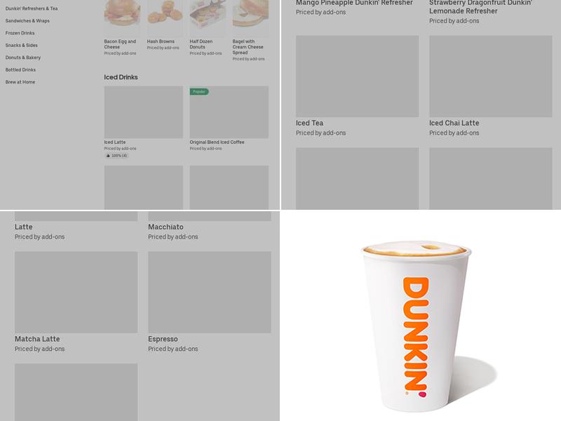 Dunkin' Menu