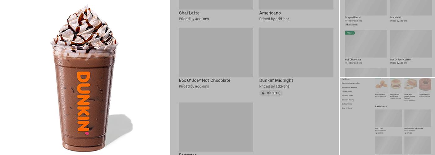 Dunkin' Menu