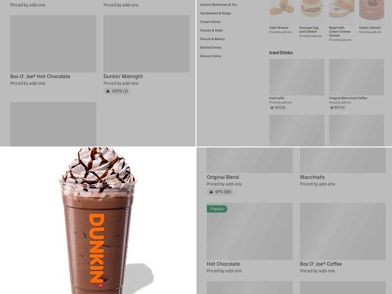 Dunkin' Menu