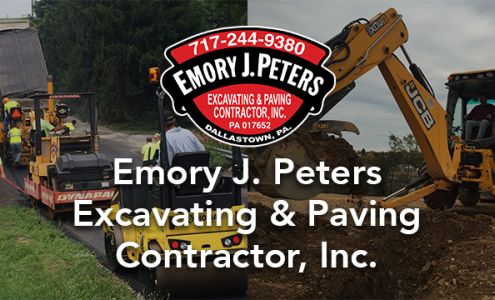 Emory J. Peters Excavating & Paving Contractor, Inc. 470 E Market Ave, Dallastown Pennsylvania 17313
