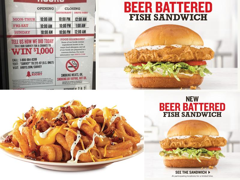 Arby's Menu