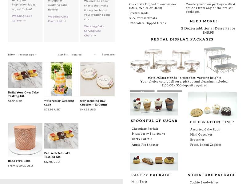 Silver Rose Bakery Menu