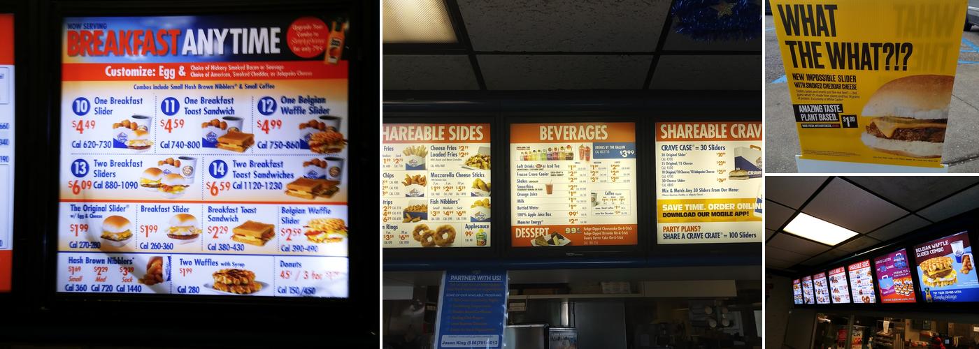 White Castle Menu