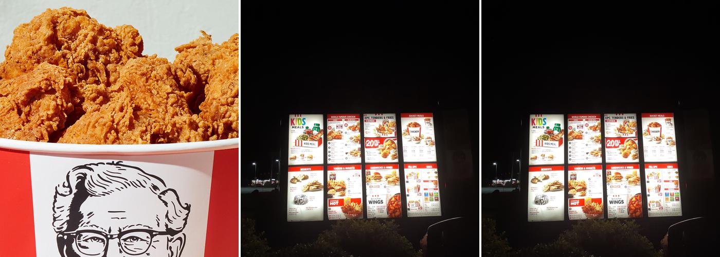 KFC Menu