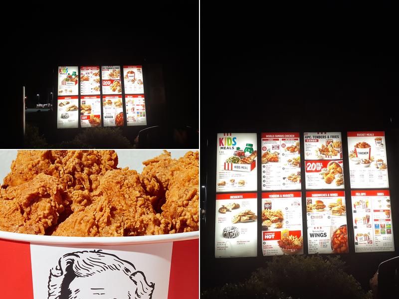 KFC Menu