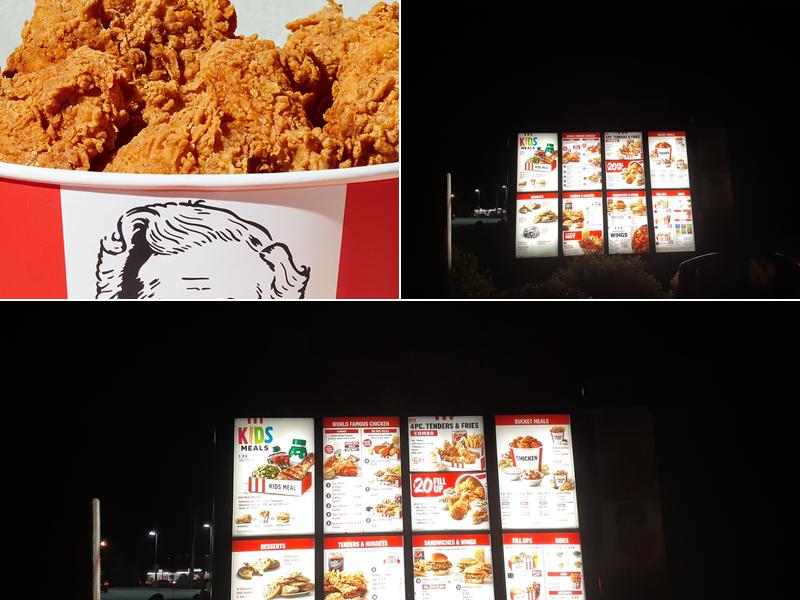 KFC Menu