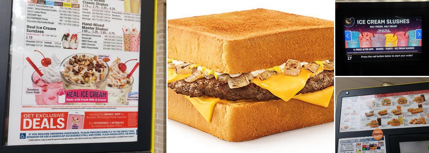 Sonic Drive-In Menu
