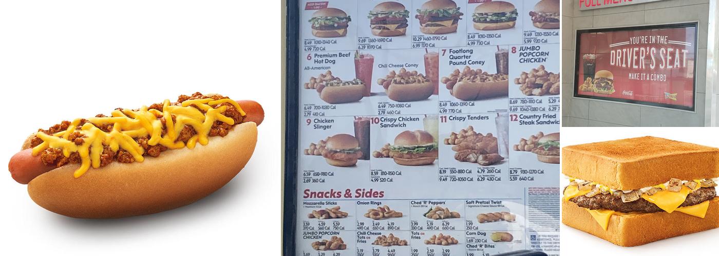 Sonic Drive-In Menu