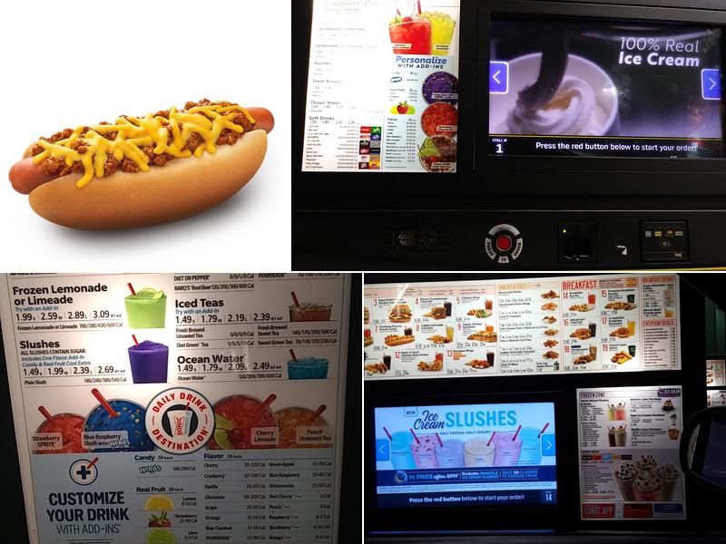 Sonic Drive-In Menu